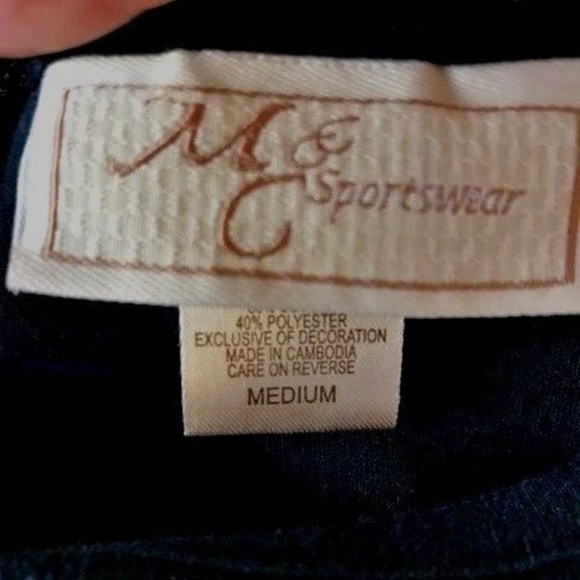 Festive Long Sleeve Top Ugly Christmas Party VTG - Picture 8 of 8